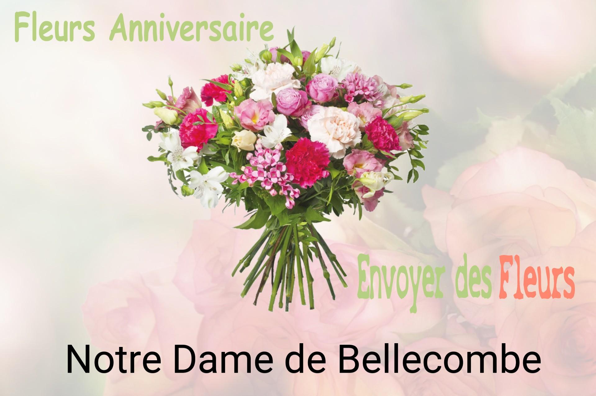Bouquet de fleurs d’anniversaire livré à Notre-Dame-de-Bellecombe